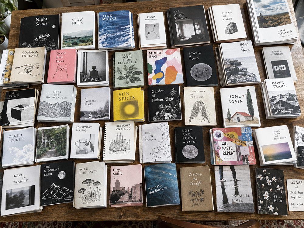 ZINEのいちばん大きな特徴は「何を本にするかを自分で決められる」こと