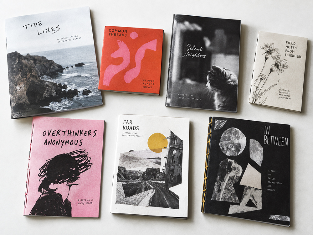 ZINEのいちばん大きな特徴は「何を本にするかを自分で決められる」こと