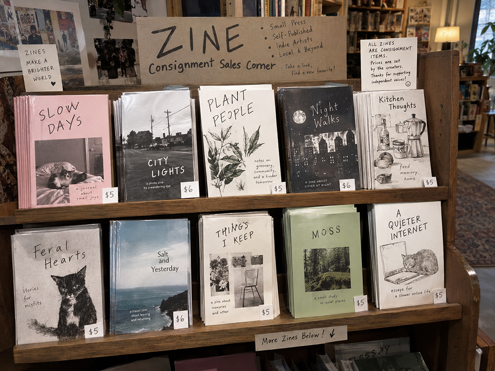 ZINEの売り場